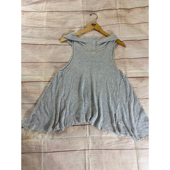 Free People We The Free Grey Women's Swing It Cowl Neck Tank - XS - Picture 9 of 12